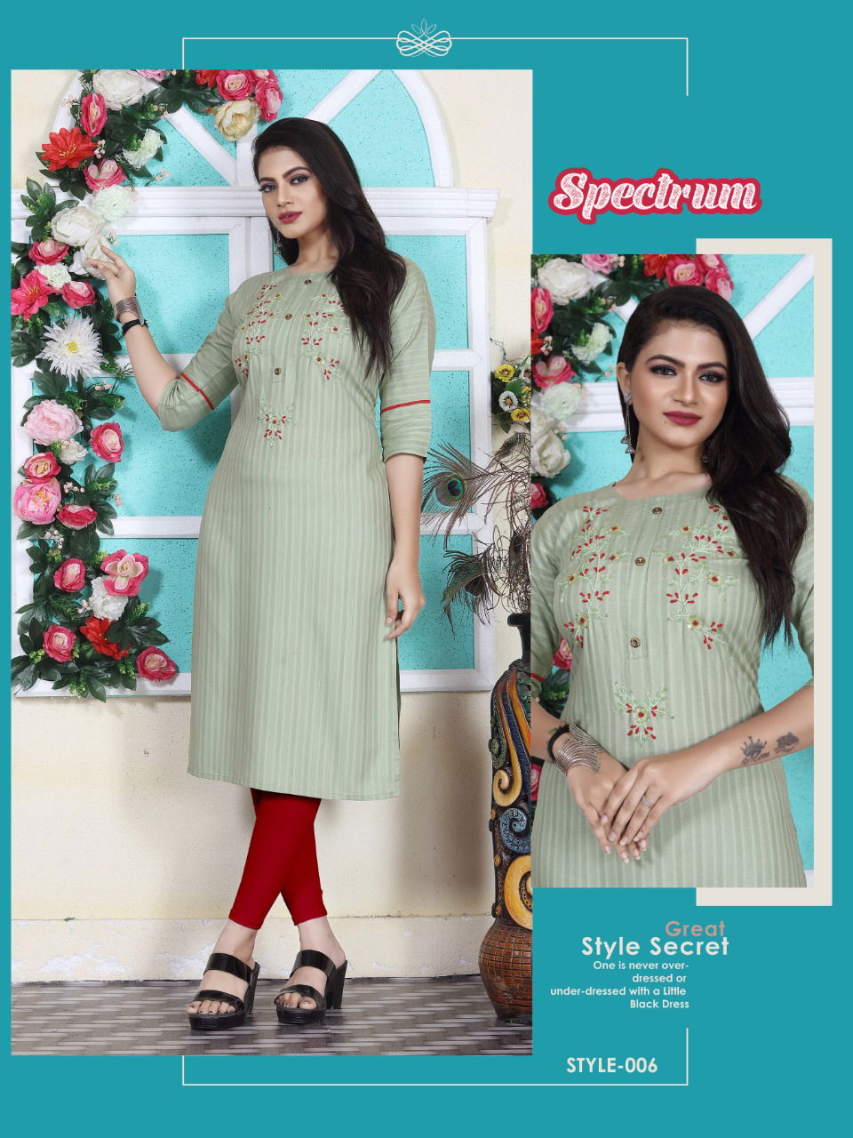 Aagya Spectrum Regular Wear Wholesale Designer Kurtis
